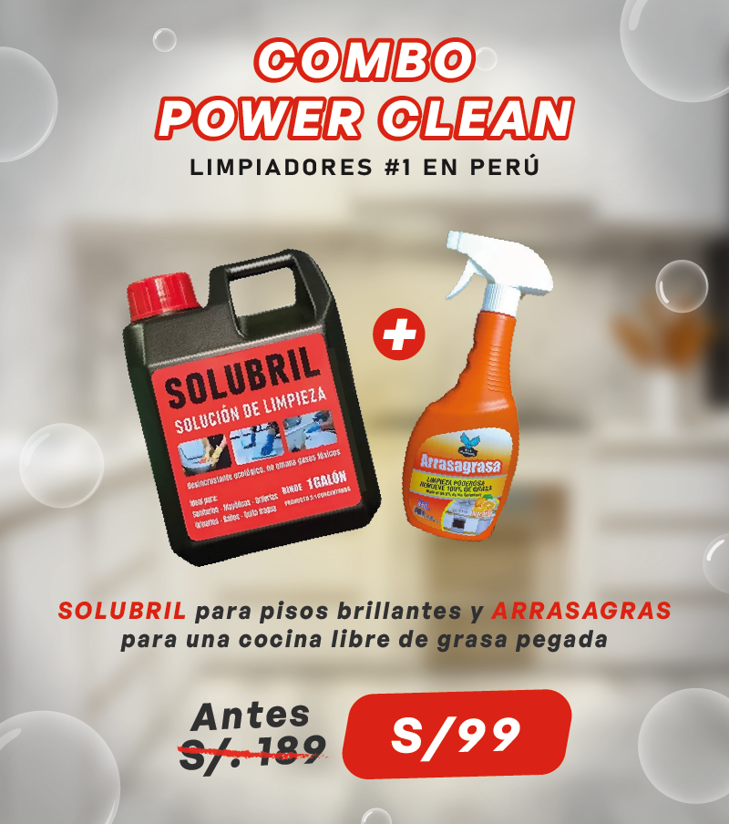 ¡PACK DE LIMPIEZA TOTAL POWERCLEAN™ ELIMINA MANCHAS Y GRASA SIN ESFUERZO