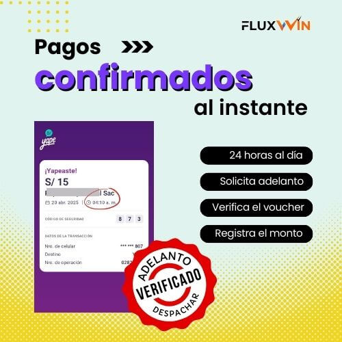 FluxWin - Pedido de Prueba