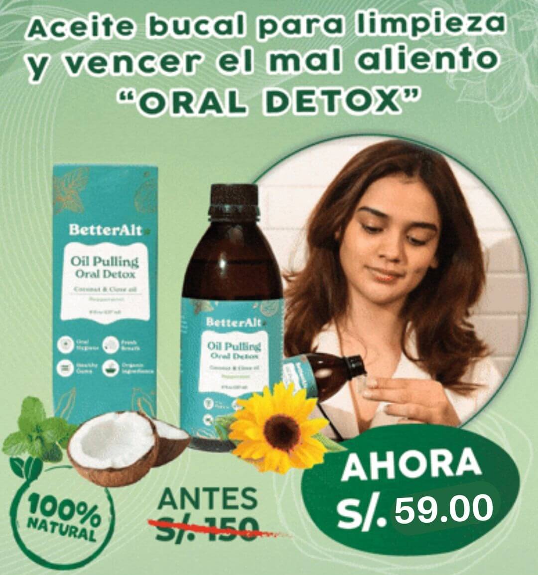 Limpiador Bucal Natural BeetterAlt™ Original